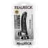 RealRock - dildo realista con ventosa - 15,5cm (negro)