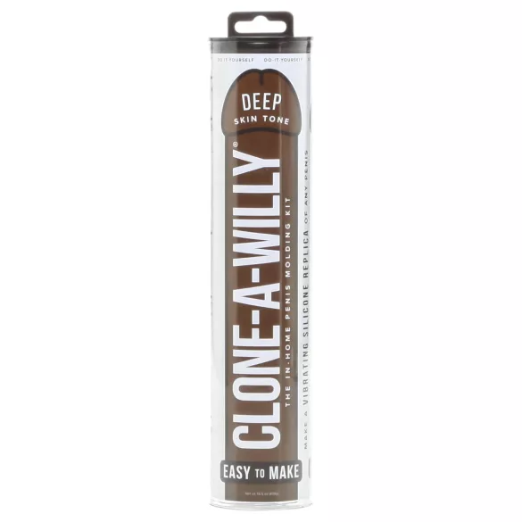 Clone-a-Willy - kit de copia de pene con vibrador - marrón
