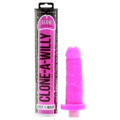   Clone-a-Willy - kit para moldear pene - brillante en la oscuridad - rosa