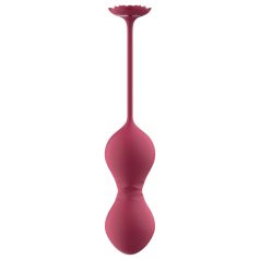 Raytech Rose - bola geisha recargable, impermeable (rojo)