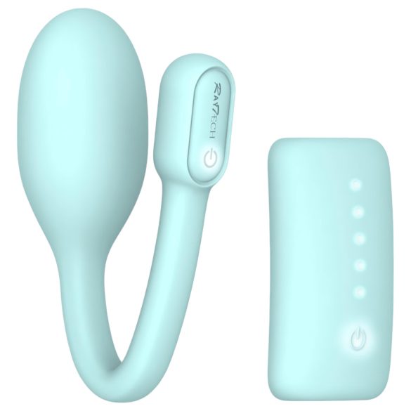 Raytech - huevo vibrador recargable con control (azul)
