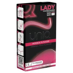 Uniq Lady - preservativo femenino - 3 unidades