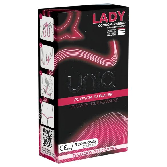 Uniq Lady - preservativo femenino (3u)