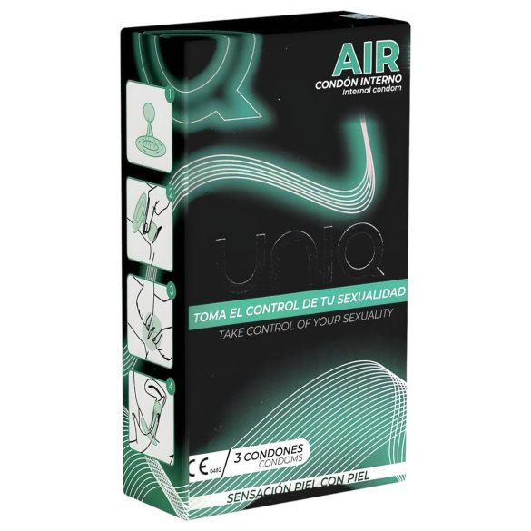 Uniq Air - Preservativo femenino ultrafino (3 uds)