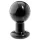 Doc Johnson The Classic - tapón anal redondo (negro) - Talla L