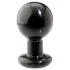 Doc Johnson The Classic - tapón anal redondo (negro) - Talla L