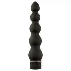   Doc Johnson - Black Magic 7 - vibrador anal rígido con 5 cuentas (negro)