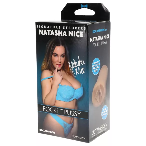 Doc Johnson Natasha Nice - vagina artificial realista Ultraskyn (color carne)