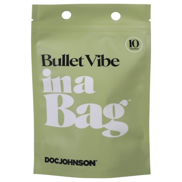Doc Johnson - Vibrador bala recargable e impermeable - negro