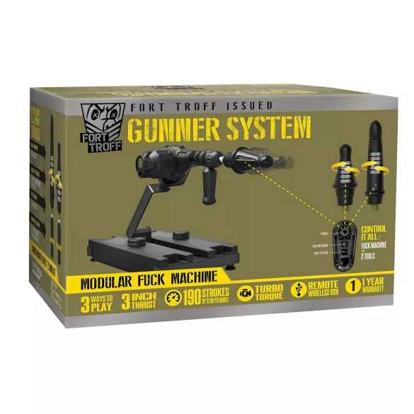 Doc Johnson Gunner System - máquina sexual automática - negro