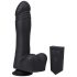 Mini Máquina F de Doc Johnson - Vibrador empujador negro inalámbrico