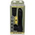Mini Máquina F de Doc Johnson - Vibrador empujador negro inalámbrico