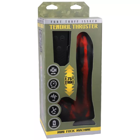 Doc Johnson - Vibrador penetrador con control remoto - mini, rojo