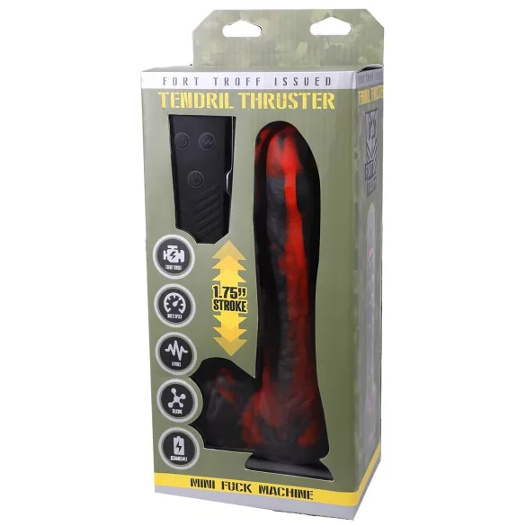 Doc Johnson - Vibrador penetrador con control remoto - mini, rojo