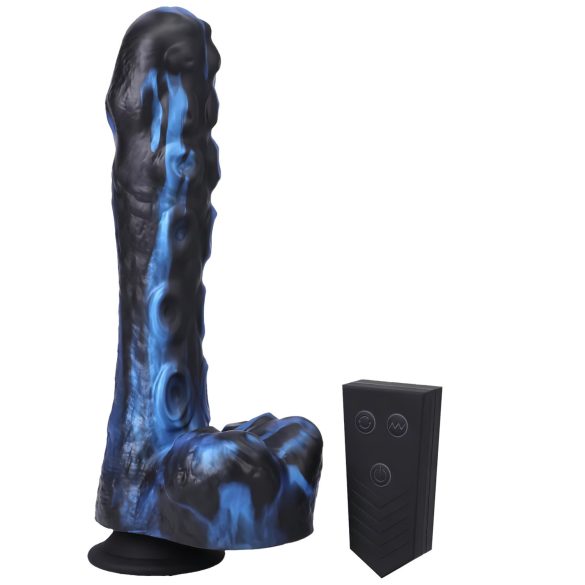 Mini Máquina F Azul: Vibrador Impulsor con Control Remoto