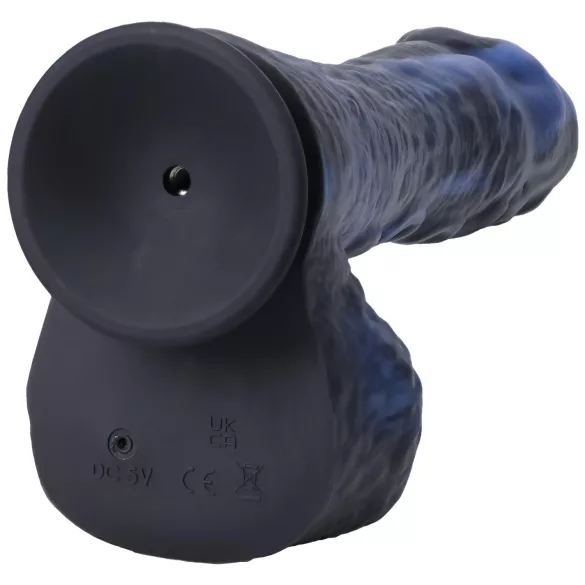Doc Johnson - máquina de empuje vibradora mini con control remoto - azul