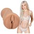 Doc Johnson Eva Elfie - muñeca Ultraskyn realista (natural)
