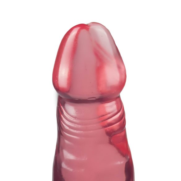 Crystal Jellies - dildo anal con ventosa - silicona rosa