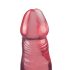 Dildo anal Crystal Jellies con ventosa (rosa)