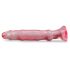 Dildo anal Crystal Jellies con ventosa (rosa)