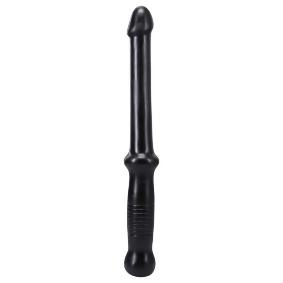 Dildo Anal Push con mango (negro)