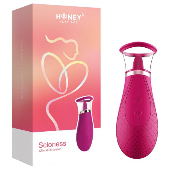 Honey Play Box Scioness - succionador y vibrador para clítoris - silicona rosa