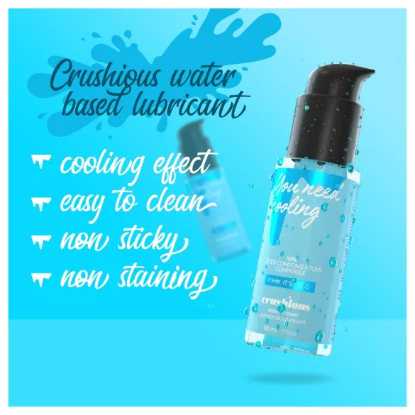 Crushious - lubricante refrescante a base de agua (50 ml)