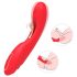 Bestoy - vibrador con lengua para punto G (rojo)