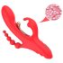 Bestoy - Vibrador rojo con 3 lenguas