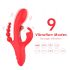 Bestoy - Vibrador rojo con 3 lenguas