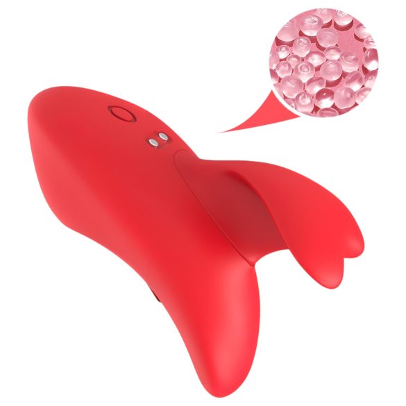 Bestoy - vibrador de dedo recargable (rojo)