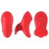 Bestoy - Vibrador de dedo recargable (rojo)