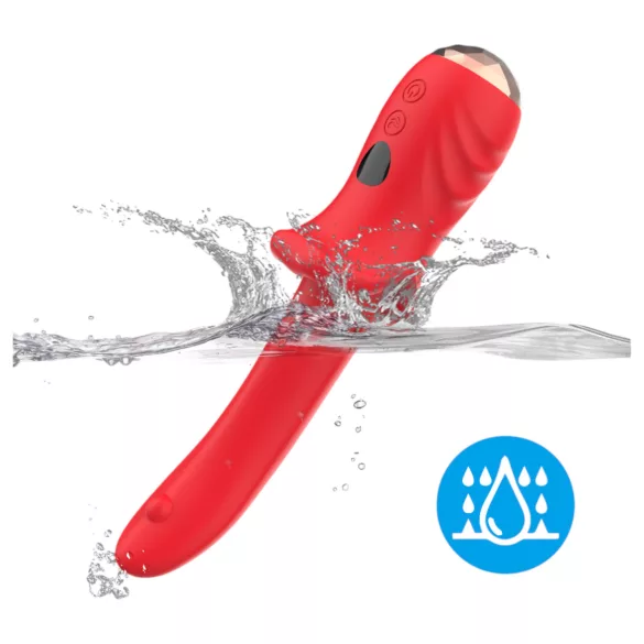 Bestoy - Vibrador punto G impermeable - silicona roja