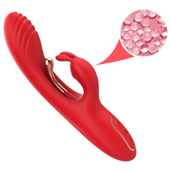 Bestoy - Vibrador estimulante de punto G y clítoris (rojo)