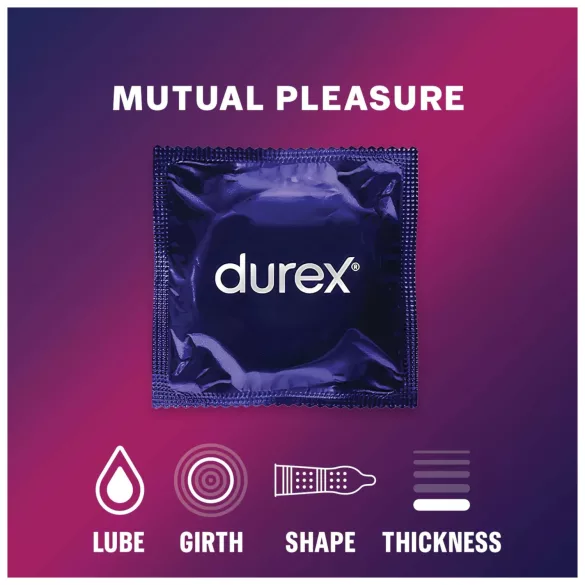 Durex Mutual Pleasure - preservativos retardantes (3 uds)