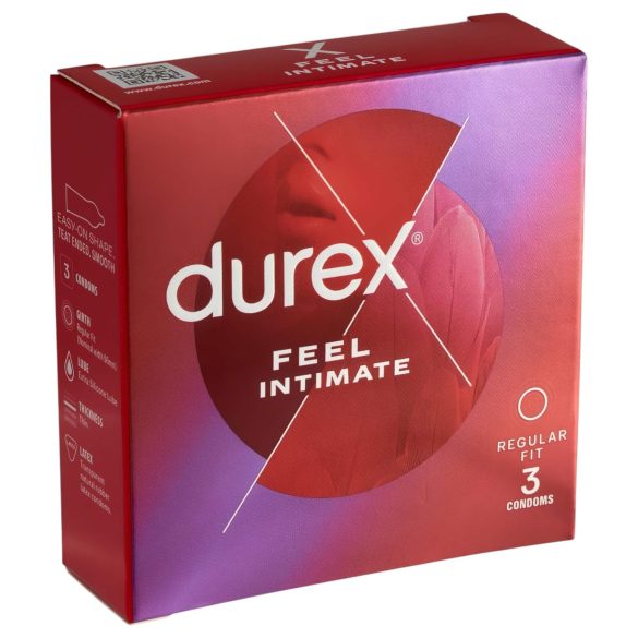 Durex Feel Intimate - preservativos ultradelgados (3 uds)