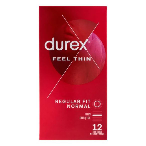 Durex - Preservativos ultra finos - sensación realista - 12 unidades