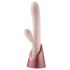 Blush Fraya - Vibrador impulsor con brazo estimulador de clítoris (rosa)