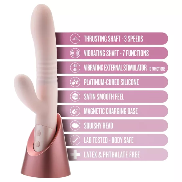 Blush Fraya - vibrador con estimulador de clítoris y función pulsante
