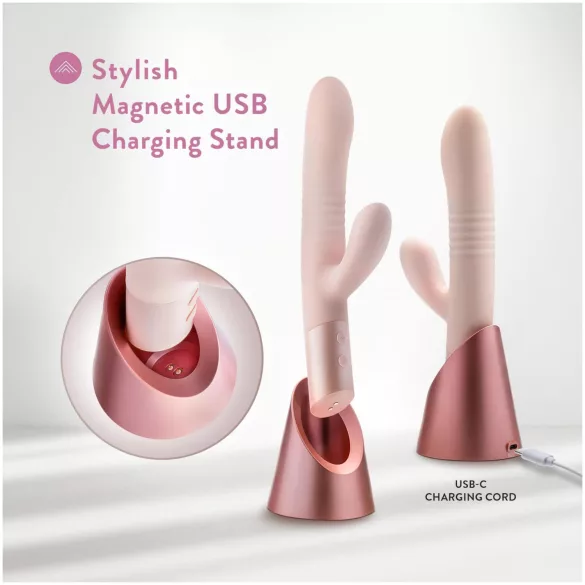 Blush Fraya - vibrador con estimulador de clítoris y función pulsante