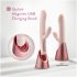 Blush Fraya - Vibrador impulsor con brazo estimulador de clítoris (rosa)