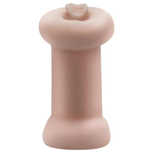 Enlust Tasha - masturbador doble orificio brillante con fotos - color natural