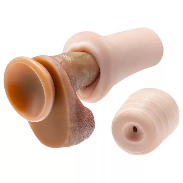 Enlust Candi - masturbador boca realista con imágenes IA - color natural