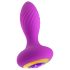 Oh My Gem - plug anal vibrador con gema (lila)