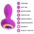 Oh My Gem - plug anal vibrador con gema (lila)