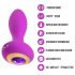 Oh My Gem - plug anal vibrador con gema (lila)