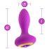 Oh My Gem - plug anal vibrador con gema (lila)