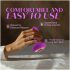 Oh My Gem - plug anal vibrador con gema (lila)
