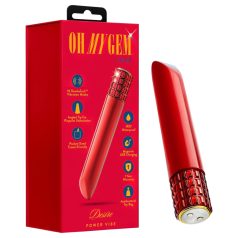 Oh Mi Joya - vibrador en barra recargable (rojo)