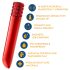 Oh Mi Joya - vibrador en barra recargable (rojo)